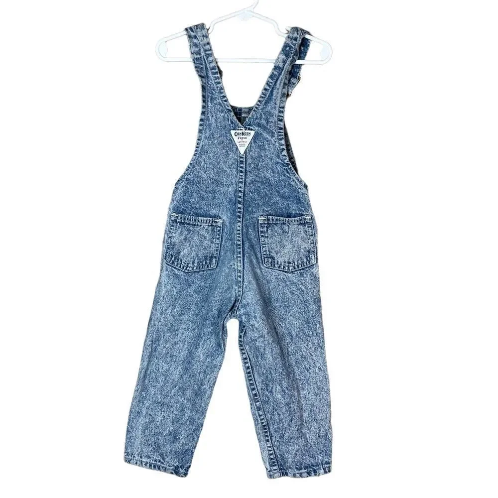 Vintage Oshkosh B’Gosh Acid Wash Jean Overalls‎